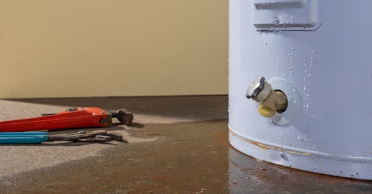 leaking water heater